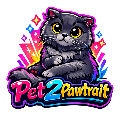 Pet2Pawtrait logo - custom pet portraits